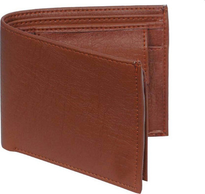 ibex Boys Casual Tan Artificial Leather Wallet(5 Card Slots)