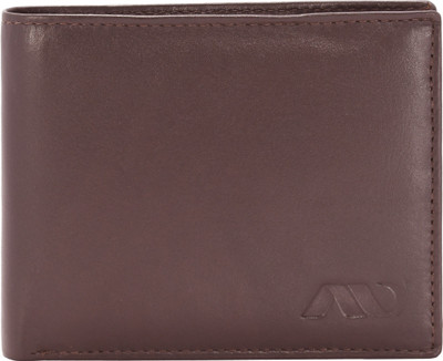 

ANNODYNE Men Casual Brown Genuine Leather Wallet(8 Card Slots)
