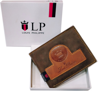 

LP Men Casual Brown Genuine Leather Wallet(5 Card Slots)