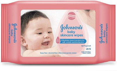 

JOHNSON baby wipes skincare(20 Pieces)