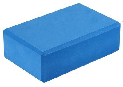 

Jern Yoga Brick EVA Foam Block to Support and Deepen Poses, Improve Strength. Yoga Blocks(Blue Pack of 1)