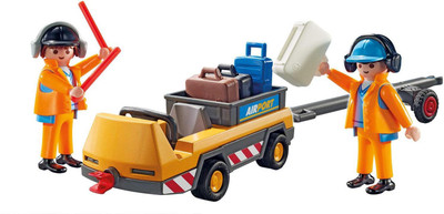 

Playmobil Aircraft Tug with Ground Crew(Multicolor)