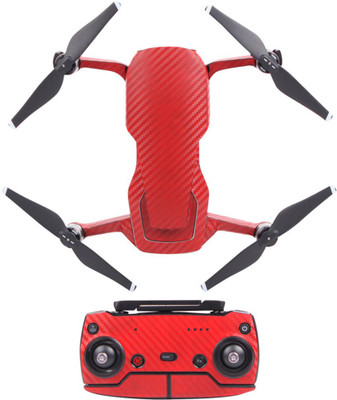 

Leoie Full Set 3D Effect Waterproof Anti-scratch PVC Carbon Grain Graphic Stickers Skin Decals for DJI MAVIC AIR (Body, Arm, Remote Control)
