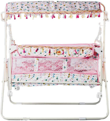 

Baybee Baby Ultra Cradle Cot with Wheels(Pink)