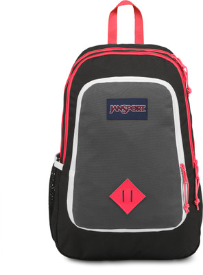 

JanSport Super Sneak 22 L Laptop Backpack(Black), Black/fluorescent red