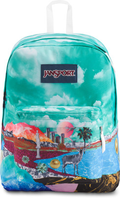 

JanSport High Stakes 25 L Backpack(Multicolor), Collage kingdom