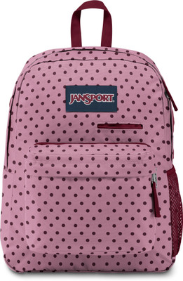 

JanSport Digibreak 25 L Laptop Backpack(Pink), Vintage pink dot