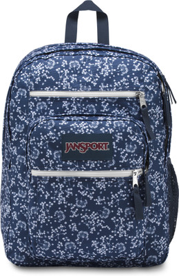 

JanSport Big Student 34 L Backpack(Blue), Navy field floral