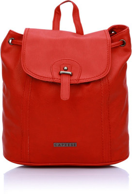 

Caprese Evelyn Backpack Medium (R) Red 5 L Backpack(Red)