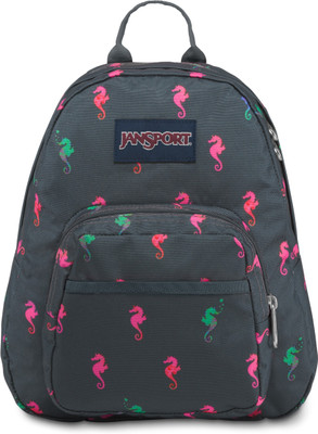 

JanSport Half Pint 10.2 L Backpack(Grey), Dark slate seahorse