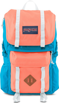 

JanSport Javelina 25 L Laptop Backpack(Multicolor), Coral peaches/mammoth blue