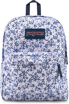 

JanSport Superbreak 25 L Backpack(White), White field floral