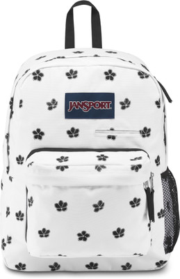 

JanSport Digibreak 25 L Laptop Backpack(White), White cherry blossom