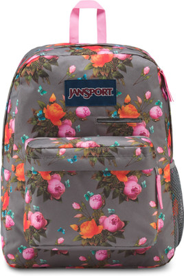

JanSport Digibreak 25 L Laptop Backpack(Multicolor), Sunrise bouquet grey