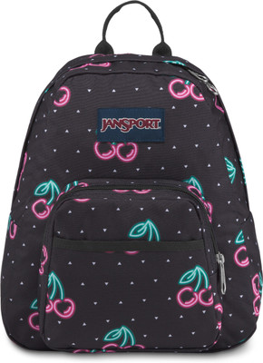 

JanSport Half Pint 10.2 L Backpack(Black), Neon cherries