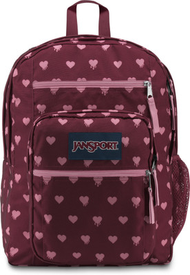 

JanSport Big Student 34 L Backpack(Maroon), Russet red bleeding hearts