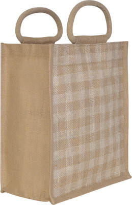 

Jute Cottage Stripe Multipurpose Bag | 11 in x 13 in x 7 in Waterproof Multipurpose Bag(Beige, 2 L)