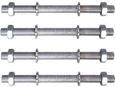 

Faiydashop Steel Dumbbell Rod With Steel Nuts Weight Lifting Bar(Silver)