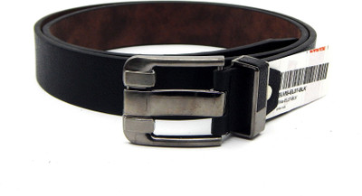 

ELS Men Formal Black Artificial Leather Reversible Belt