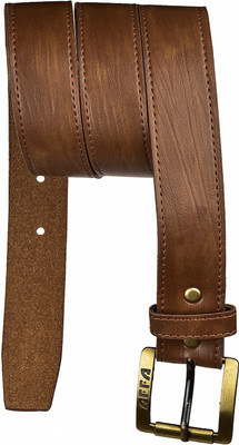 

AFFA Men Casual Brown Artificial Leather Belt, Tan