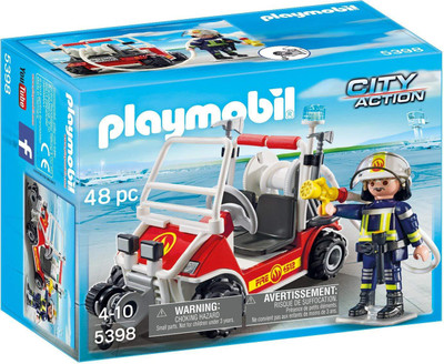 

Playmobil Fire Quad (14 Pcs)(Multicolor)