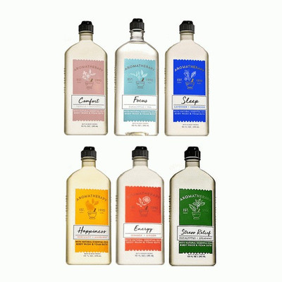 

THE BATH & BODY WORKS AROMATHERAPY BODY WASH 6 X 295 ML(.1775 ml, Pack of 6)
