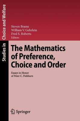 The Mathematics of Preference, Choice and Order(English, Paperback, unknown)