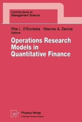 Operations Research Models in Quantitative Finance(English, Paperback, unknown)