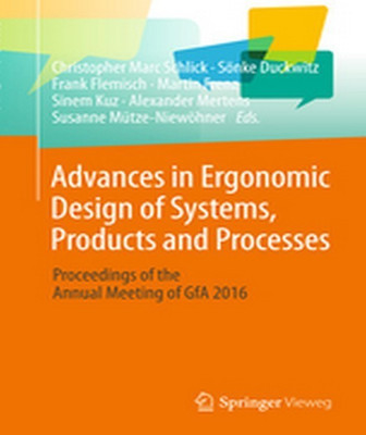 Advances in Ergonomic Design of Systems, Products and Processes(English, Hardcover, unknown)