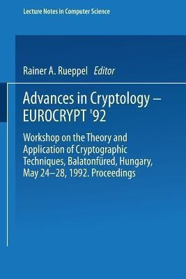 Advances in Cryptology - EUROCRYPT '92(English, Paperback, unknown)