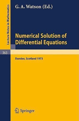 Conference on the Numerical Solution of Differential Equations(English, Paperback, unknown)