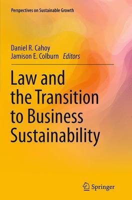 Law and the Transition to Business Sustainability(English, Paperback, unknown)