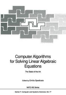 Computer Algorithms for Solving Linear Algebraic Equations(English, Paperback, unknown)