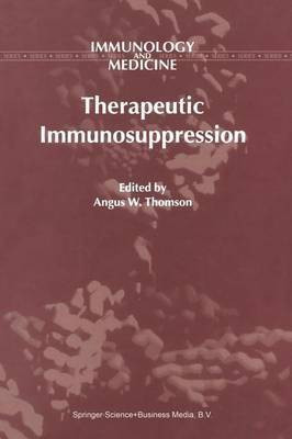 Therapeutic Immunosuppression(English, Paperback, unknown)