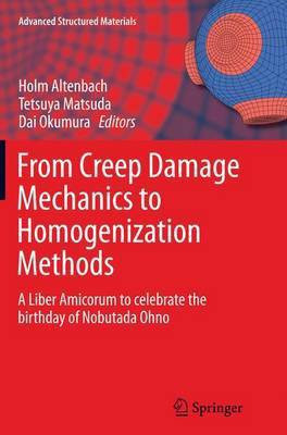 From Creep Damage Mechanics to Homogenization Methods(English, Paperback, unknown)