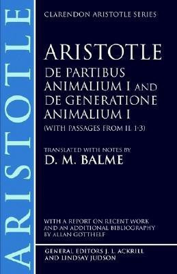 De Partibus Animalium I and De Generatione Animalium I (with passages from Book II. 1-3)(English, Paperback, Aristotle)