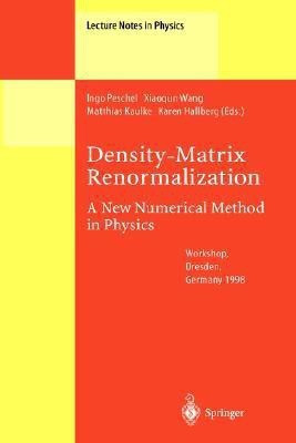 Density-Matrix Renormalization - A New Numerical Method in Physics(English, Hardcover, unknown)