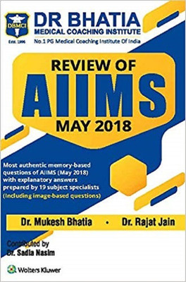 Review of AIIMS – May 2018  - aiims may 2018(English, Paperback, Bhatia, Jain)