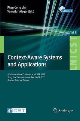 Context-Aware Systems and Applications(English, Paperback, unknown)