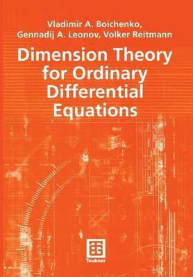 Dimension Theory for Ordinary Differential Equations(English, Paperback, Boichenko Vladimir A.)