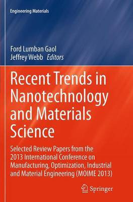 Recent Trends in Nanotechnology and Materials Science(English, Paperback, unknown)
