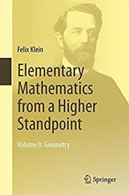 Elementary Mathematics from a Higher Standpoint(English, Paperback, Klein Felix)