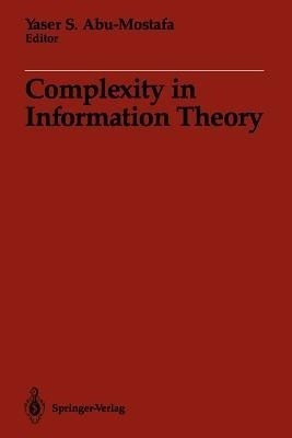 Complexity in Information Theory(English, Paperback, unknown)