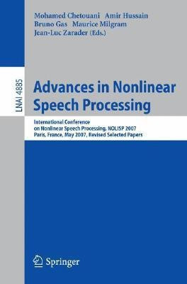 Advances in Nonlinear Speech Processing(English, Paperback, unknown)