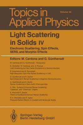 Light Scattering in Solids IV(English, Paperback, unknown)