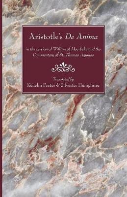 Aristotle's De Anima(English, Paperback, Aristotle Thomas St)