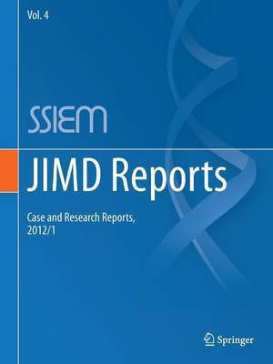 JIMD Reports - Case and Research Reports, 2012/1(English, Paperback, unknown)