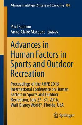 Advances in Human Factors in Sports and Outdoor Recreation(English, Paperback, unknown)