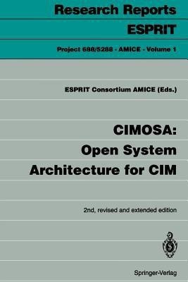 CIMOSA: Open System Architecture for CIM(English, Paperback, unknown)