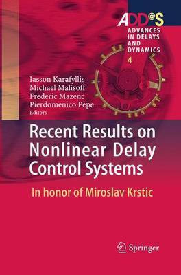 Recent Results on Nonlinear Delay Control Systems(English, Paperback, unknown)
